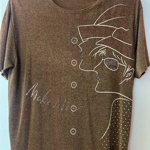 Brown Graphic Women's Tee